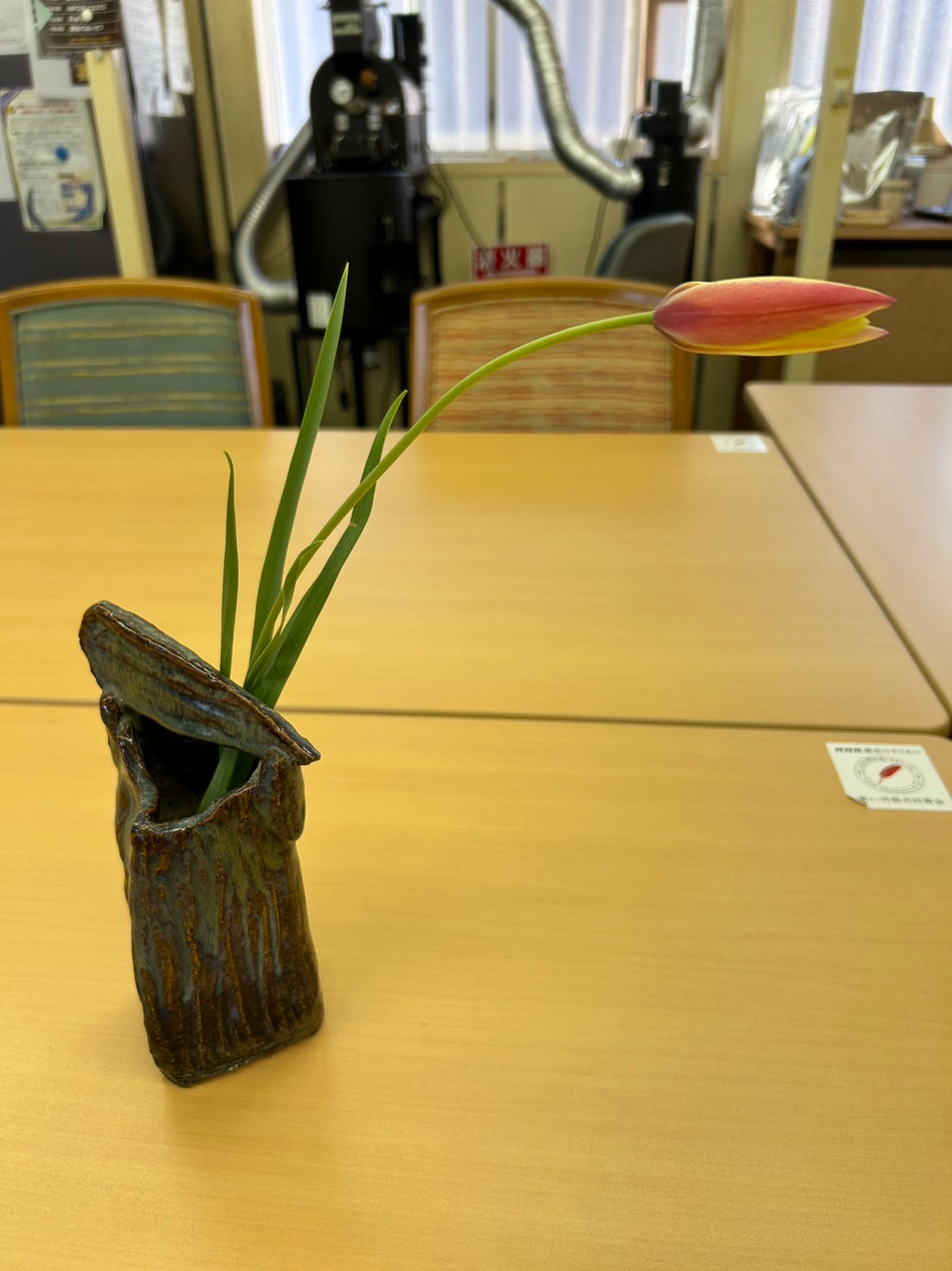 花と卒業生さん