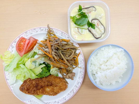 調理実習 〜 白身フライと茶碗蒸し 〜